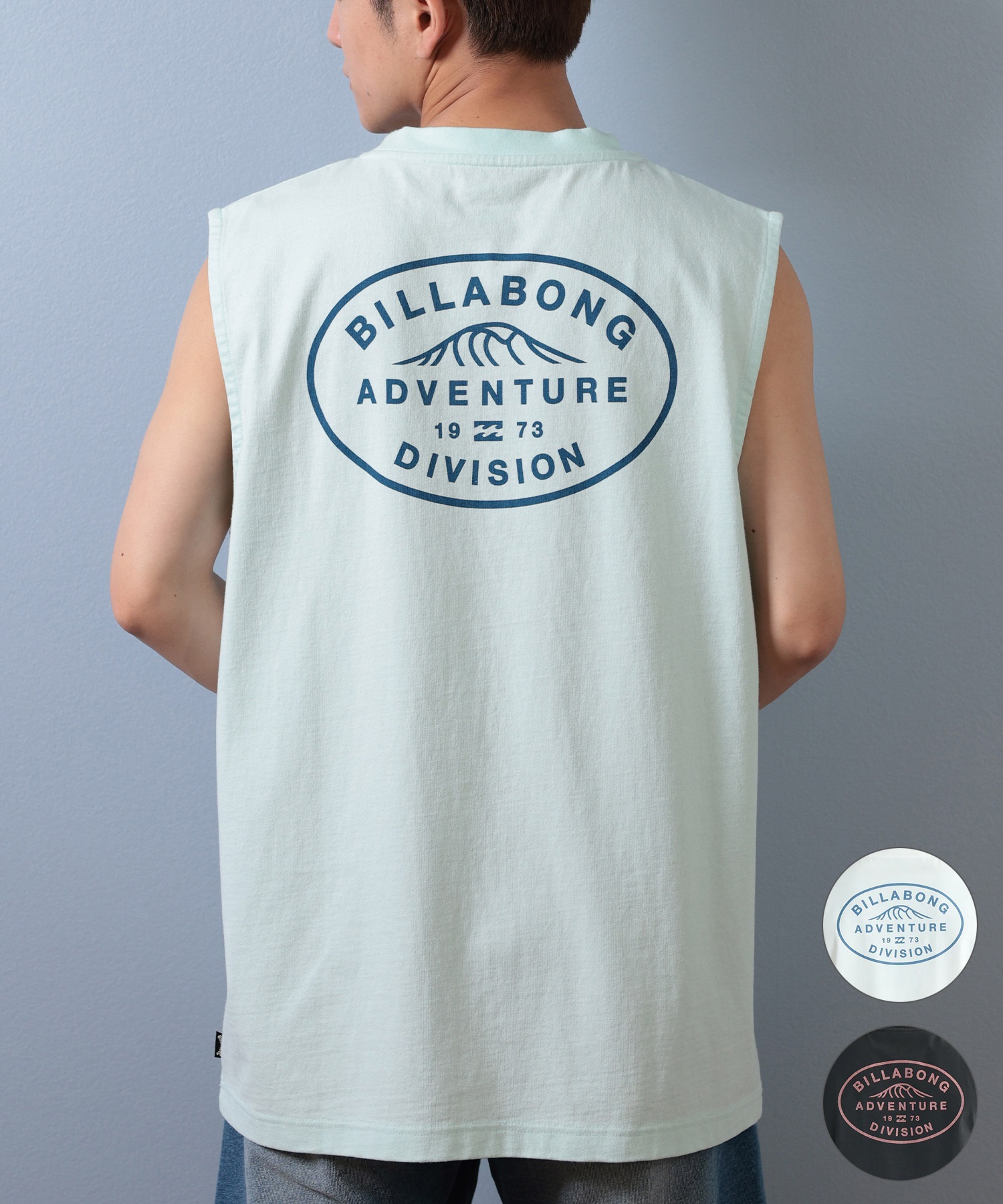 L.G.B. ブリーチ加工 バックプリント タンクトップ サイズ0 アーカイブ BILLABONG ビラボン タンクトップ メンズ バックプリント 接触冷感 速