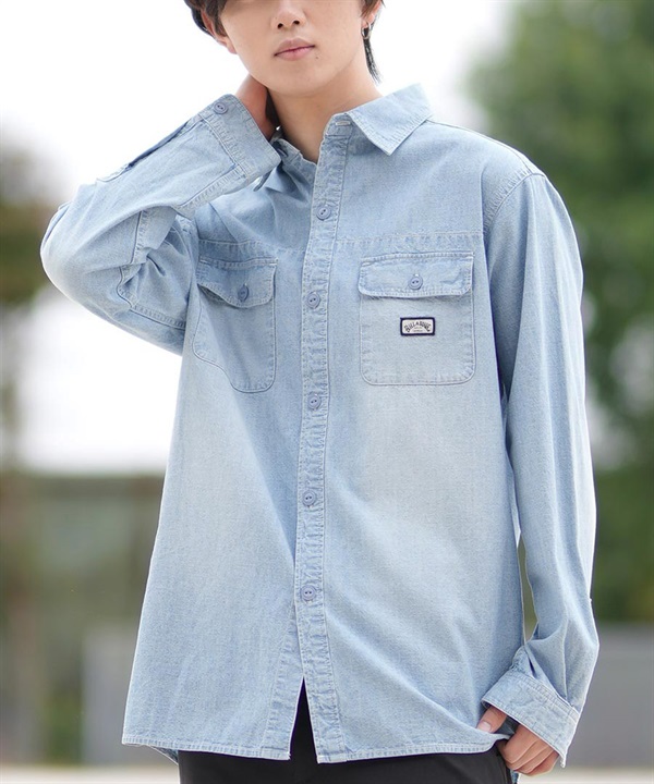 BILLABONG ビラボン 長袖 シャツ メンズ デニムシャツ BF011-100