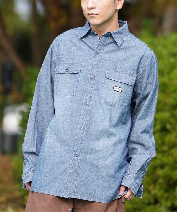 BILLABONG ビラボン 長袖 シャツ メンズ デニムシャツ BF011-100
