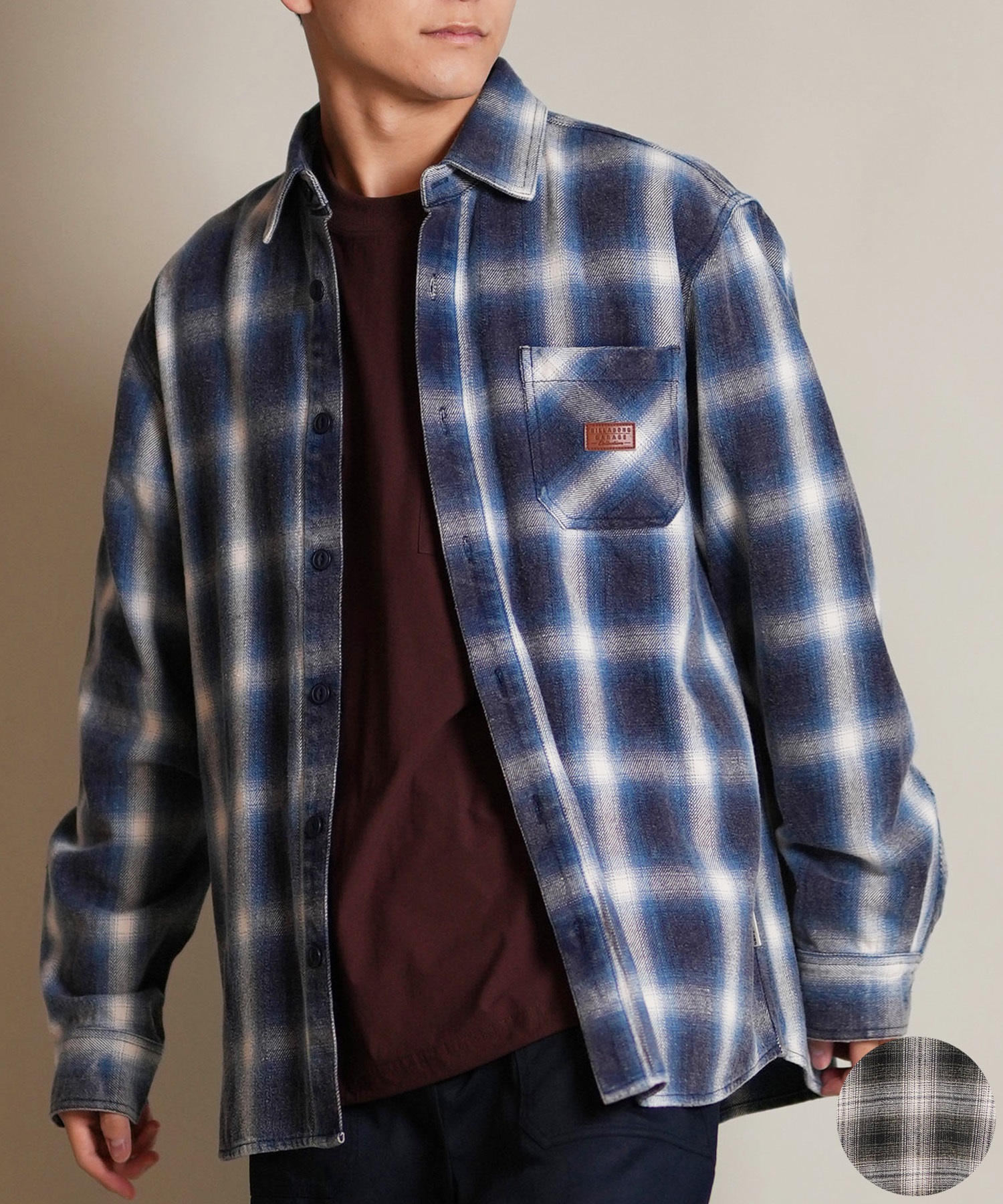 BILLABONG ビラボン 長袖 シャツ メンズ チェック GARAGE SHIRTS BF012