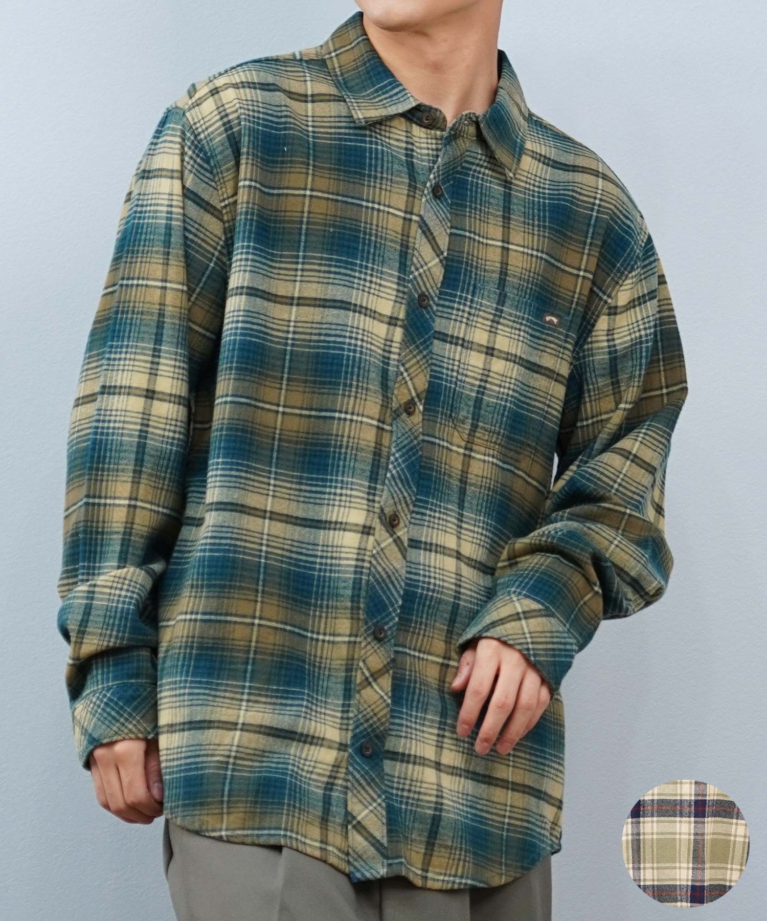 BILLABONG ビラボン 長袖 シャツ メンズ チェック COASTLINE FLANNEL 