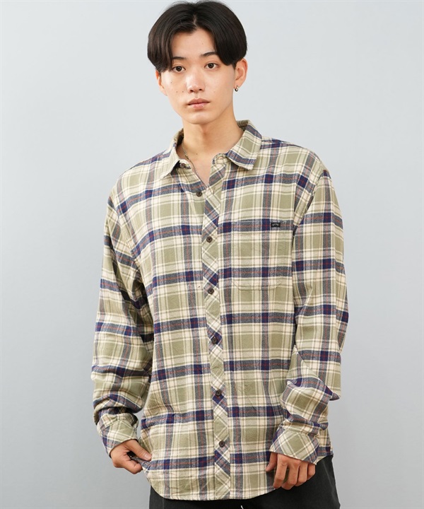 BILLABONG ビラボン 長袖 シャツ メンズ チェック COASTLINE FLANNEL SHIRTS BF012-115