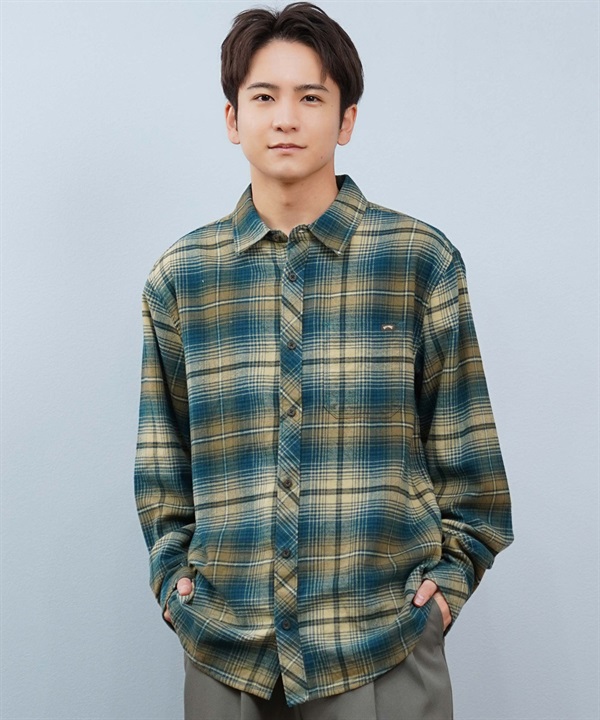 BILLABONG ビラボン 長袖 シャツ メンズ チェック COASTLINE FLANNEL SHIRTS BF012-115