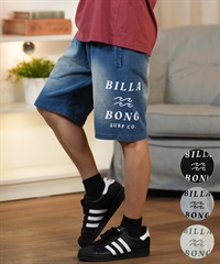 BILLABONG ビラボン ショートパンツ メンズ ハーフパンツ スウェットショーツ 20インチ LOGO SHORTS BF011-602(BLK-M)