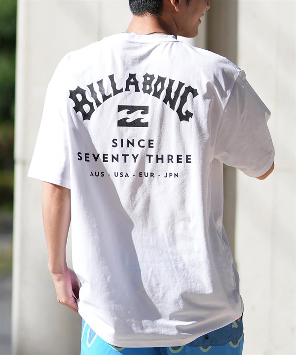 BILLABONG ビラボン ラッシュガード 半袖 メンズ Tシャツ バックプリント 水陸両用 UVカット SURF FLEX TEE BF011-858