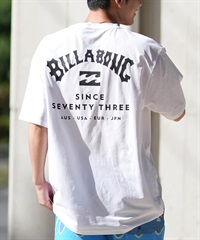 BILLABONG ビラボン ラッシュガード 半袖 メンズ Tシャツ バックプリント 水陸両用 UVカット SURF FLEX TEE BF011-858(WHT-M)