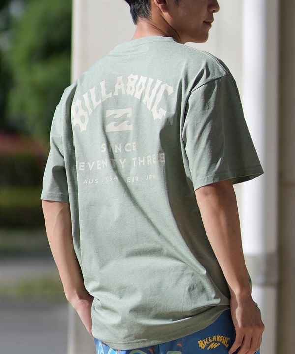 BILLABONG ビラボン ラッシュガード 半袖 メンズ Tシャツ バックプリント 水陸両用 UVカット SURF FLEX TEE BF011-858