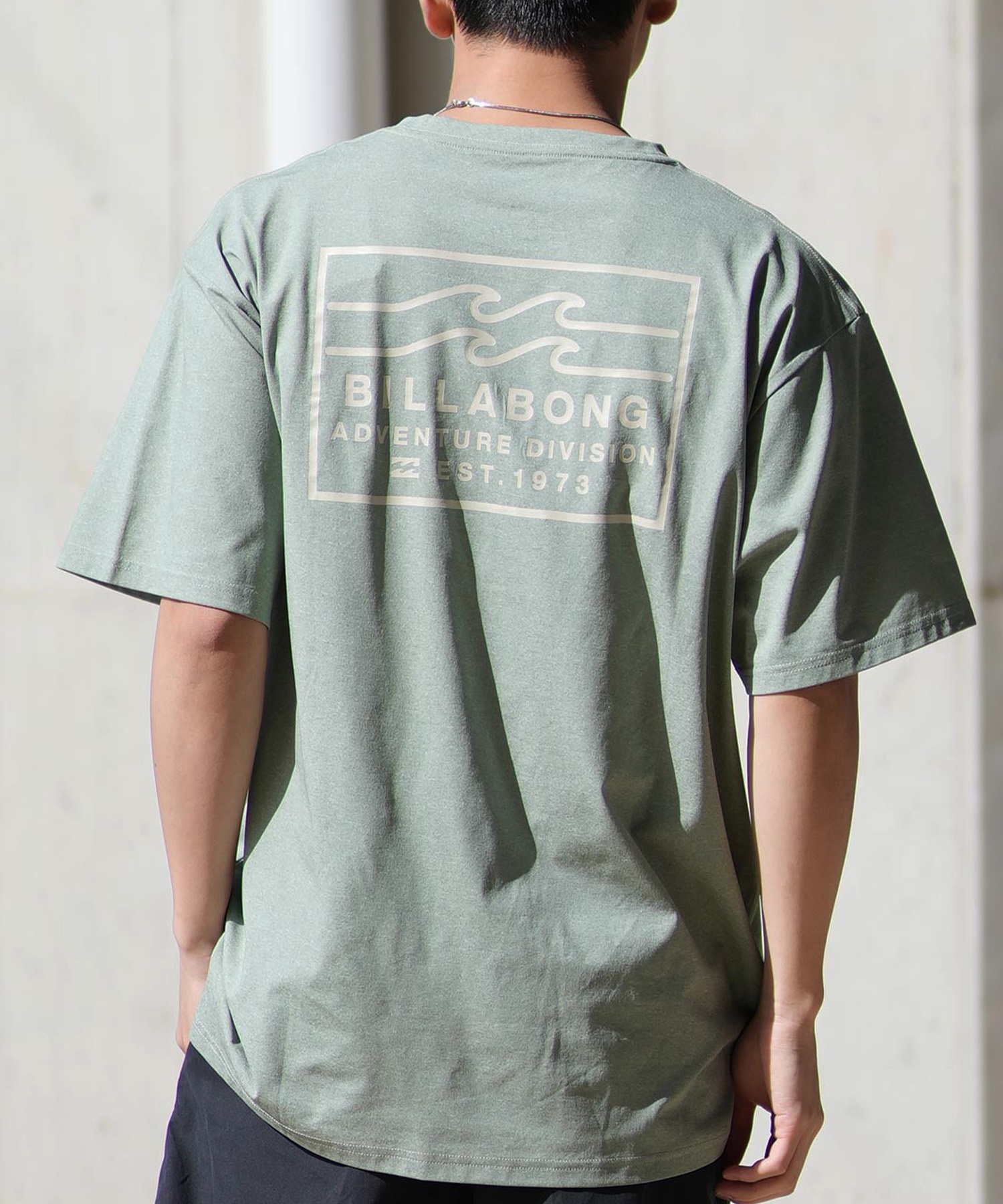 BILLABONG ビラボン ラッシュガード メンズ 半袖 Tシャツ バックプリント 水陸両用 UVカット BF011-859(MOS-M)