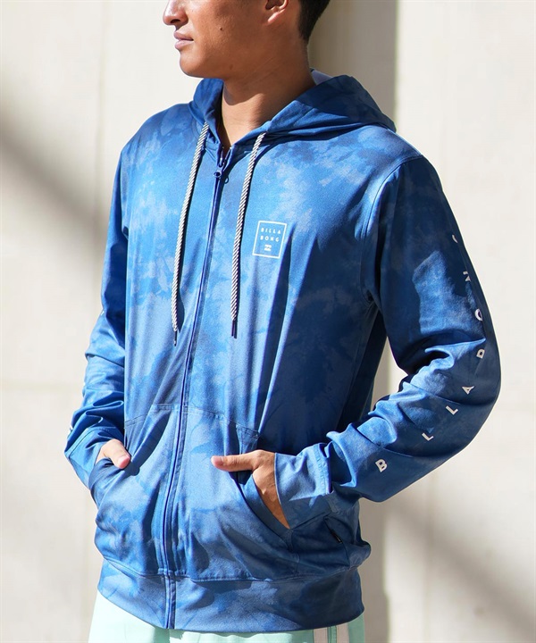 BILLABONG ビラボン ラッシュガード 長袖 パーカー メンズ ジップアップ フーディー UVカット SURF FLEX ZIP BF011-860