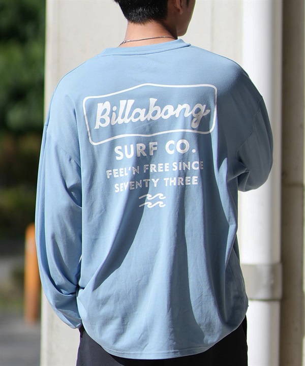 BILLABONG ビラボン ラッシュガード メンズ 長袖 Tシャツ ロンT ポケT バックプリント 水陸両用 UVカット BF011-862
