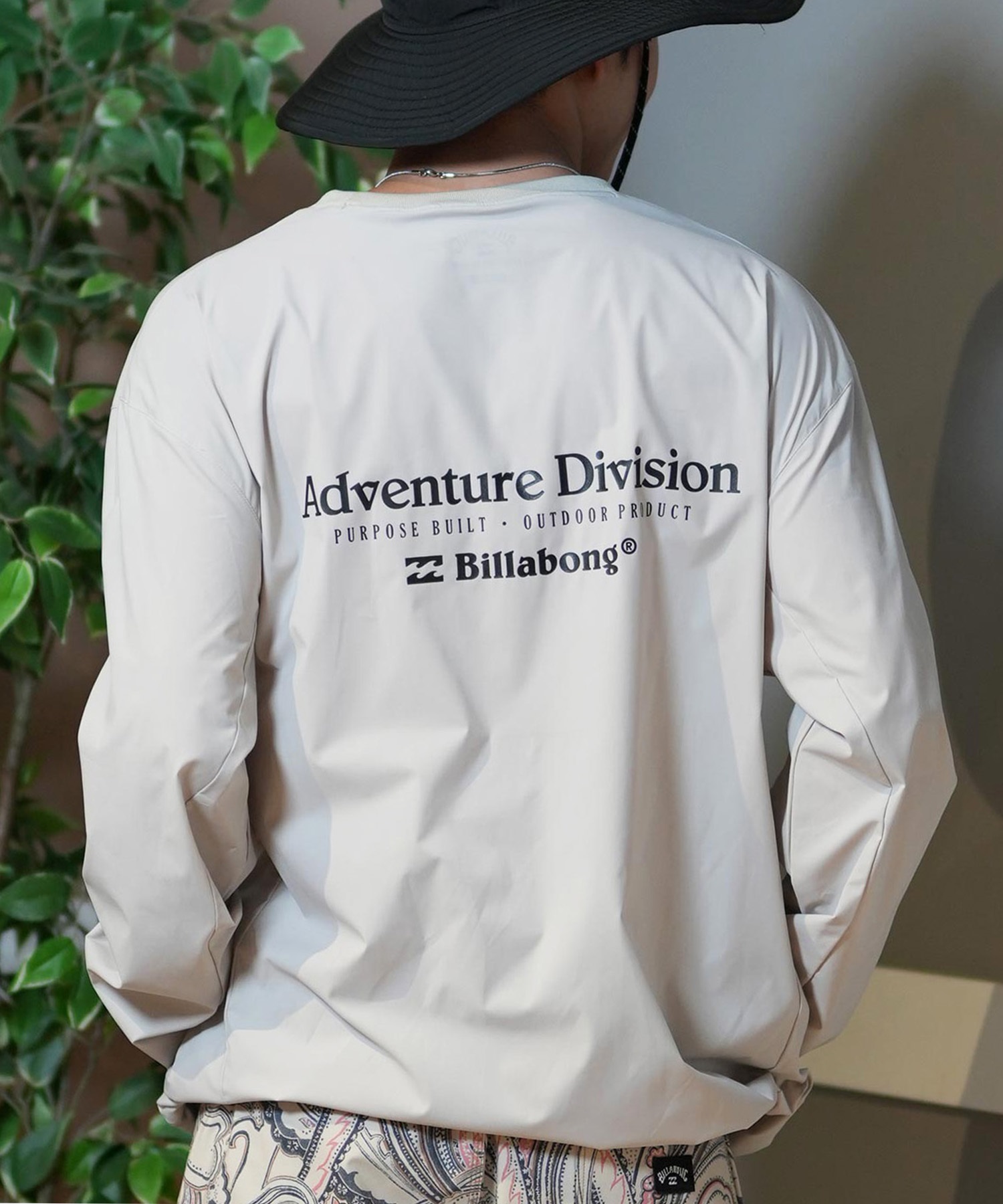 ★送料無料★新品未使用★ビラボンBILLABONGロンT 長袖Tシャツ UPF15〜30ラッシュガード【M】 BILLABONG 25 SS ビラボン ロンT 水陸両用 長袖 トップス T