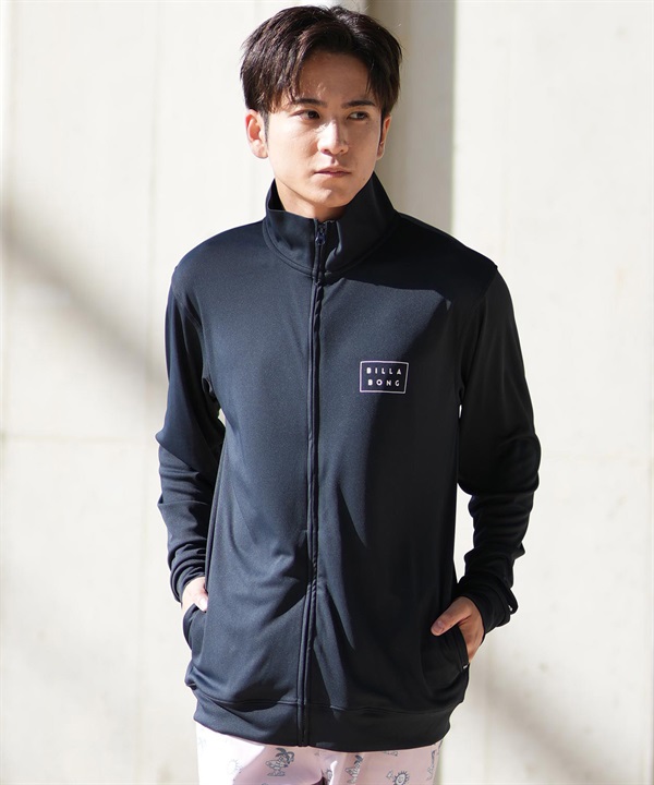 BILLABONG ビラボン 水着 ラッシュガード ジップアップ メンズ UVカット ブランドロゴ RASH ZIP THRU BF011-854