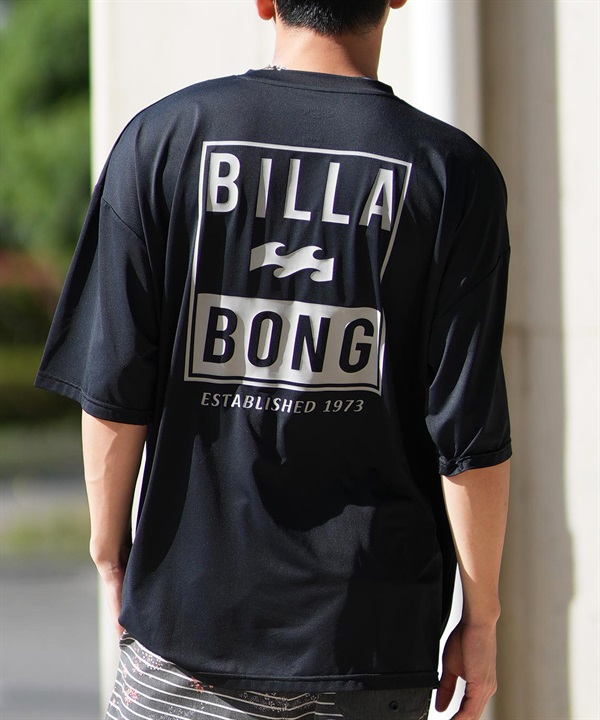 BILLABONG ビラボン 水着 ラッシュガード 半袖 Tシャツ メンズ バックプリント 水陸両用 UVカット AIR DRY MESH HALF SLEEVE BF011-867