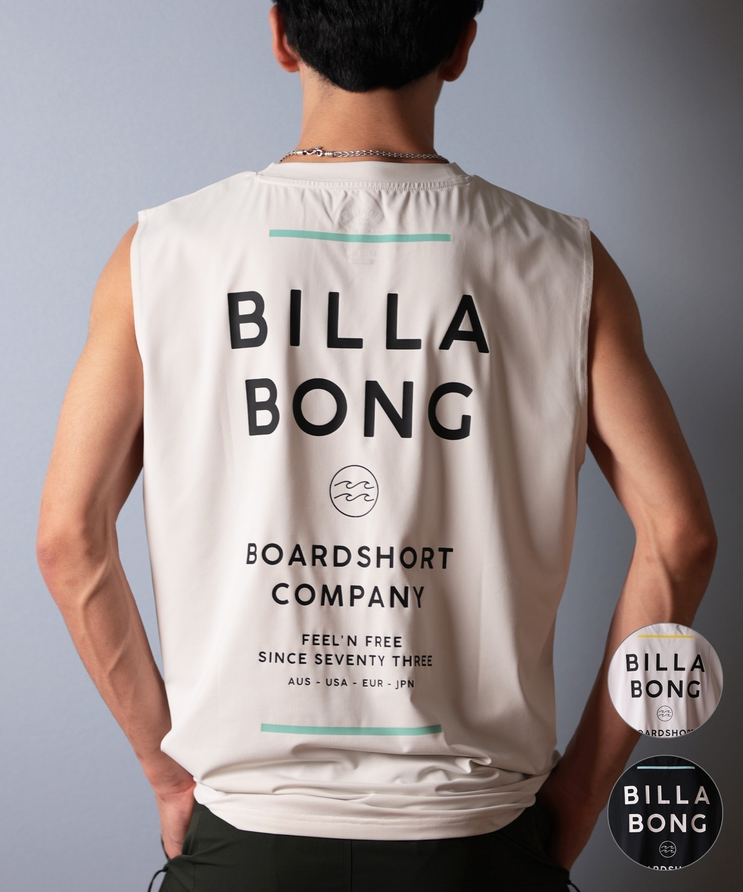 送料込★新品★ビラボン×オリオンビール　ラッシュガードタンクトップ　SMALL BILLABONG × ORION】水陸両用SURF FLEX タンクトップ CRAFT