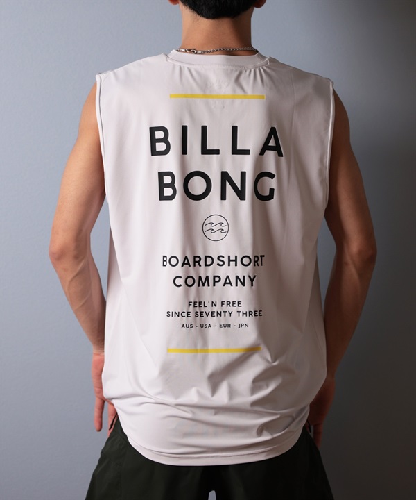BILLABONG ビラボン 水着 ラッシュガード タンクトップ メンズ バックプリント 水陸両用 UVカット AIR DRY MESH MUSCLE BF011-872