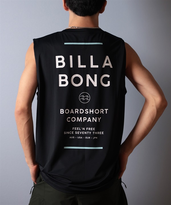 BILLABONG ビラボン 水着 ラッシュガード タンクトップ メンズ バックプリント 水陸両用 UVカット AIR DRY MESH MUSCLE BF011-872