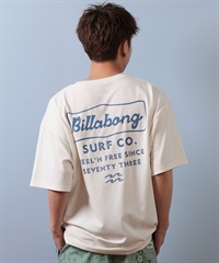 BILLABONG ビラボン 水着 ラッシュガード 半袖 Tシャツ メンズ 水陸両用 吸水速乾 UVカット BF01A-861(CRM-M)