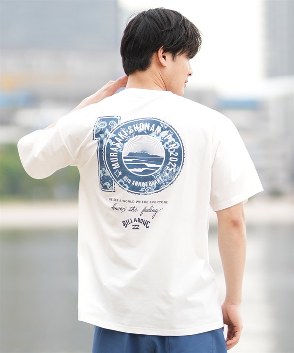 BILLABONG ビラボン 半袖 Tシャツ メンズ SHONAN OPEN SURFFLEX UVケアラッシュガード BF01A-U08 湘南オープン限定商品