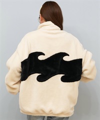 BILLABONG ビラボン ジャケット レディース ボア ジップアップ FUR STAND WAVE LIGHT JKT BF014-755(WCP-M)