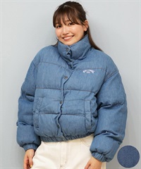 BILLABONG ビラボン ジャケット レディース 中綿 ロゴ DENIM PUFF