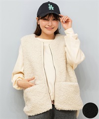 BILLABONG ビラボン ベスト レディース シンプル FUR BOA VEST BF014-752(WCP-M)