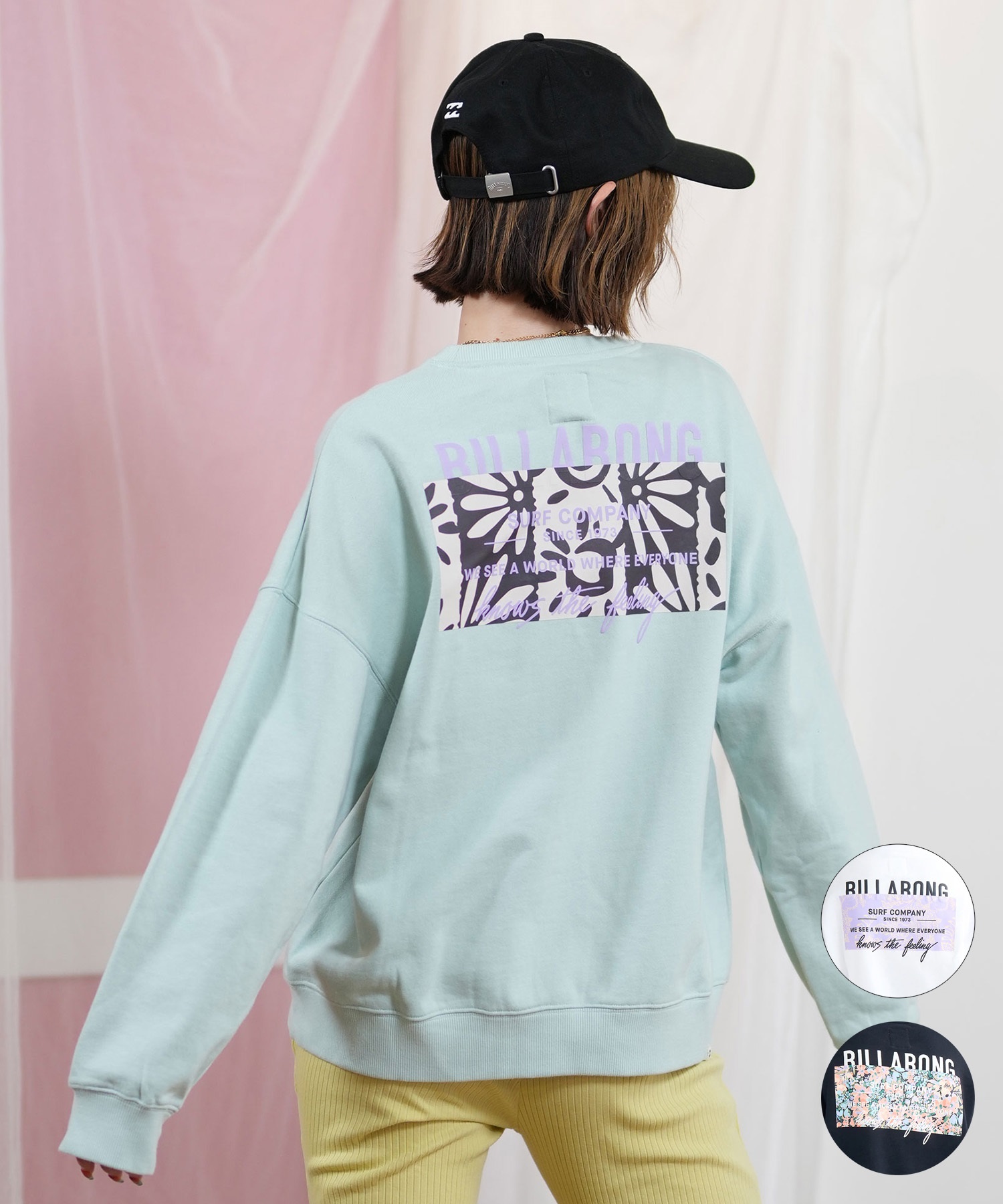 BILLABONG ビラボン トレーナー レディース クルーネック