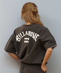 BILLABONG ビラボン トレーナー レディース 半袖 スウェット クルーネック バックプリント セットアップ対応 BF013-U05