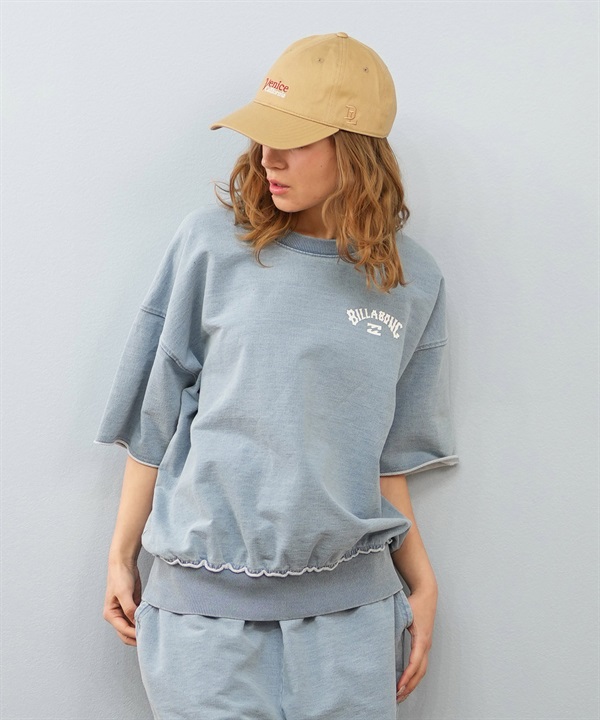 BILLABONG ビラボン トレーナー レディース 半袖 スウェット クルーネック バックプリント セットアップ対応 BF013-U05
