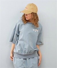 BILLABONG ビラボン トレーナー レディース 半袖 スウェット クルーネック バックプリント セットアップ対応 BF013-U05