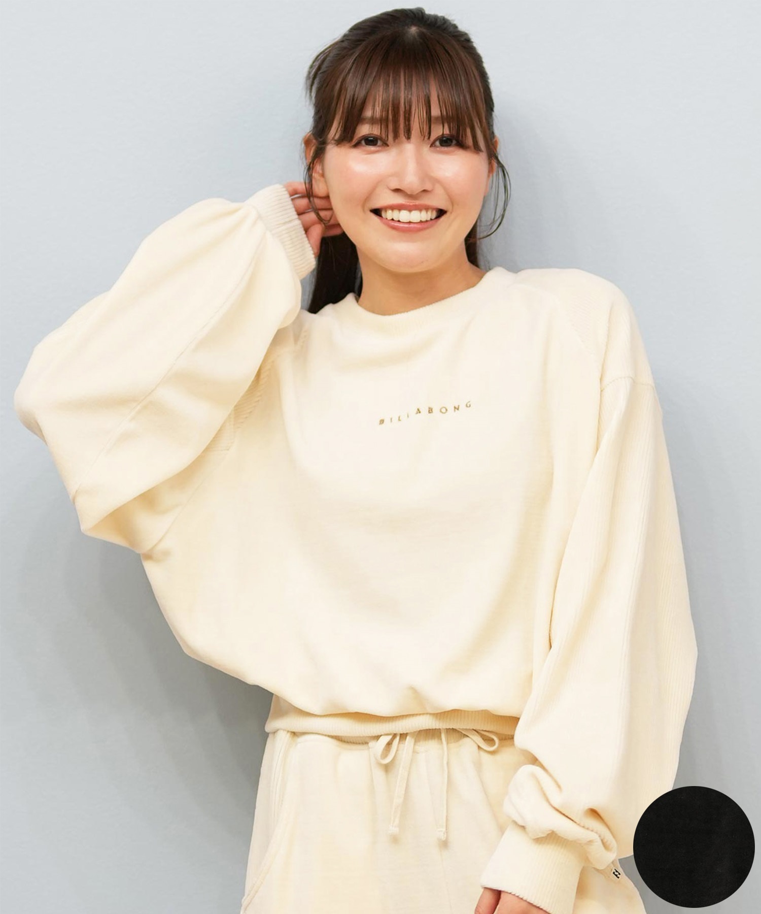 BILLABONG ビラボン トレーナー スウェット レディース ベロア
