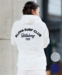 BILLABONG ビラボン パーカー ジップアップ レディース パイル生地 バックロゴ セットアップ対応 BF013-007