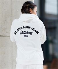 BILLABONG ビラボン パーカー ジップアップ レディース パイル生地 バックロゴ セットアップ対応 BF013-007