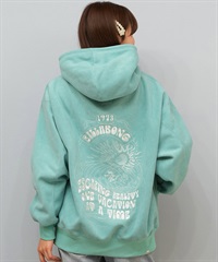 BILLABONG ビラボン プルオーバー パーカー レディース オーバーサイズ バックプリント BF014-015(BRB-M)