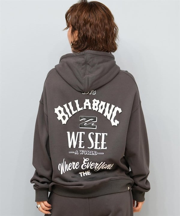 BILLABONG ビラボン プルオーバー パーカー レディース スウェット フーディー バックプリント 裏毛 セットアップ対応 BF014-022