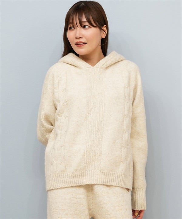 BILLABONG ビラボン ニット セーター レディース プルオーバー パーカー RAGLAN KNIT HOODIE セットアップ対応 BF014-604