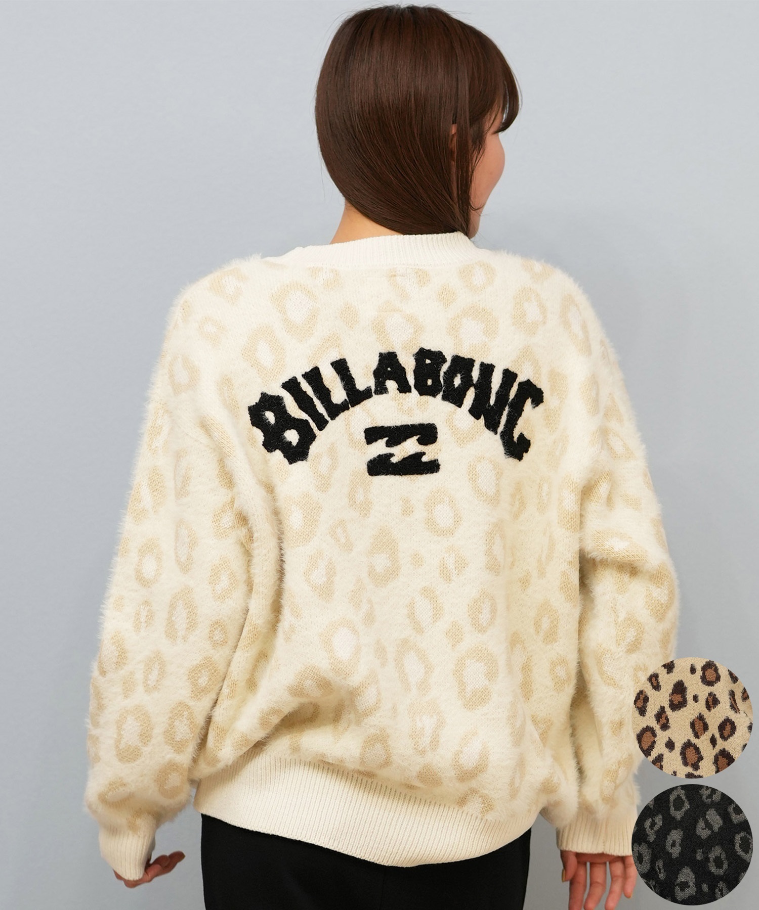 BILLABONG ビラボン ニット セーター レディース ヒョウ柄 レオパード
