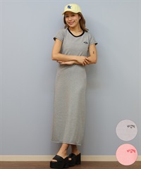BILLABONG ビラボン ワンピース レディース ロング丈 リブ素材 Tシャツワンピ BF013-U02