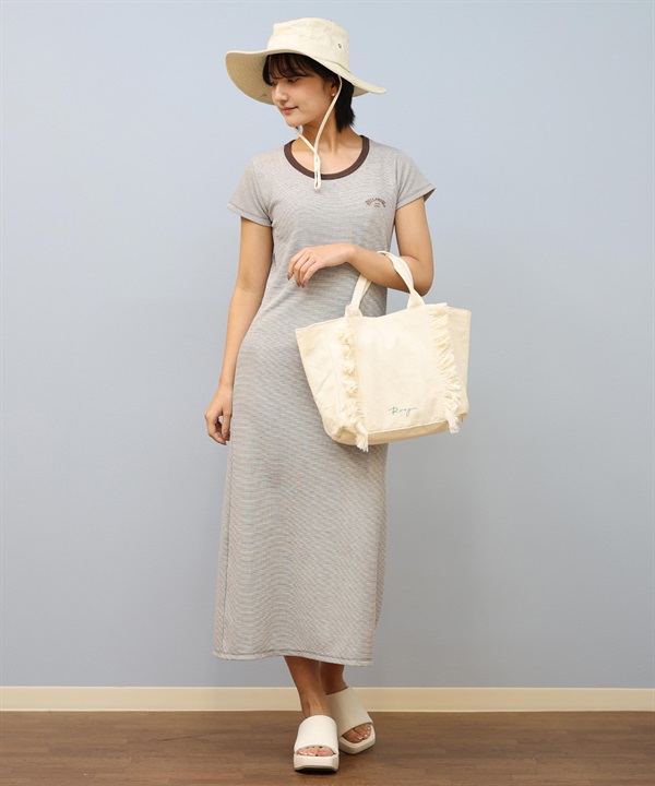 BILLABONG ビラボン ワンピース レディース ロング丈 リブ素材 Tシャツワンピ BF013-U02