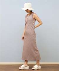 BILLABONG ビラボン ワンピース レディース リブ タンクトップ ロング丈 カップ付 ボーダー柄 BRA CUP RIB TANK ONEPIECE BF01C-351