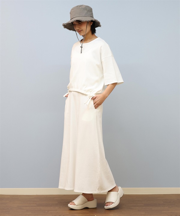 BILLABONG ビラボン ワンピース レディース キャミソールワンピ Tシャツ 2点セット 2WAY ロング丈 リブ素材 ENSEMBLE ONEPIECE BF01C-352