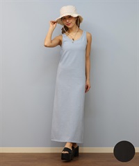 BILLABONG ビラボン ワンピース レディース サッカー生地 タンクトップ ロング丈 LIGHT SUCKER ONEPIECE DRE BF01C-354