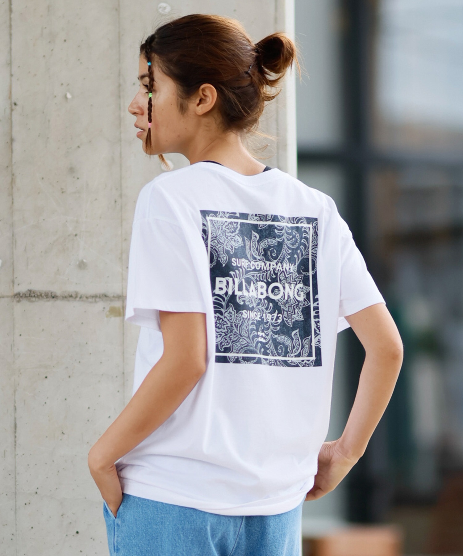 BILLABONG ビラボン 半袖 Tシャツ レディース バックプリント