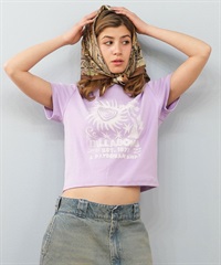 BILLABONG ビラボン 半袖 Tシャツ レディース ミニT フロントプリント クロップド丈 GRAPHIC BABY FIT TEE BF013-215(PGA0-M)