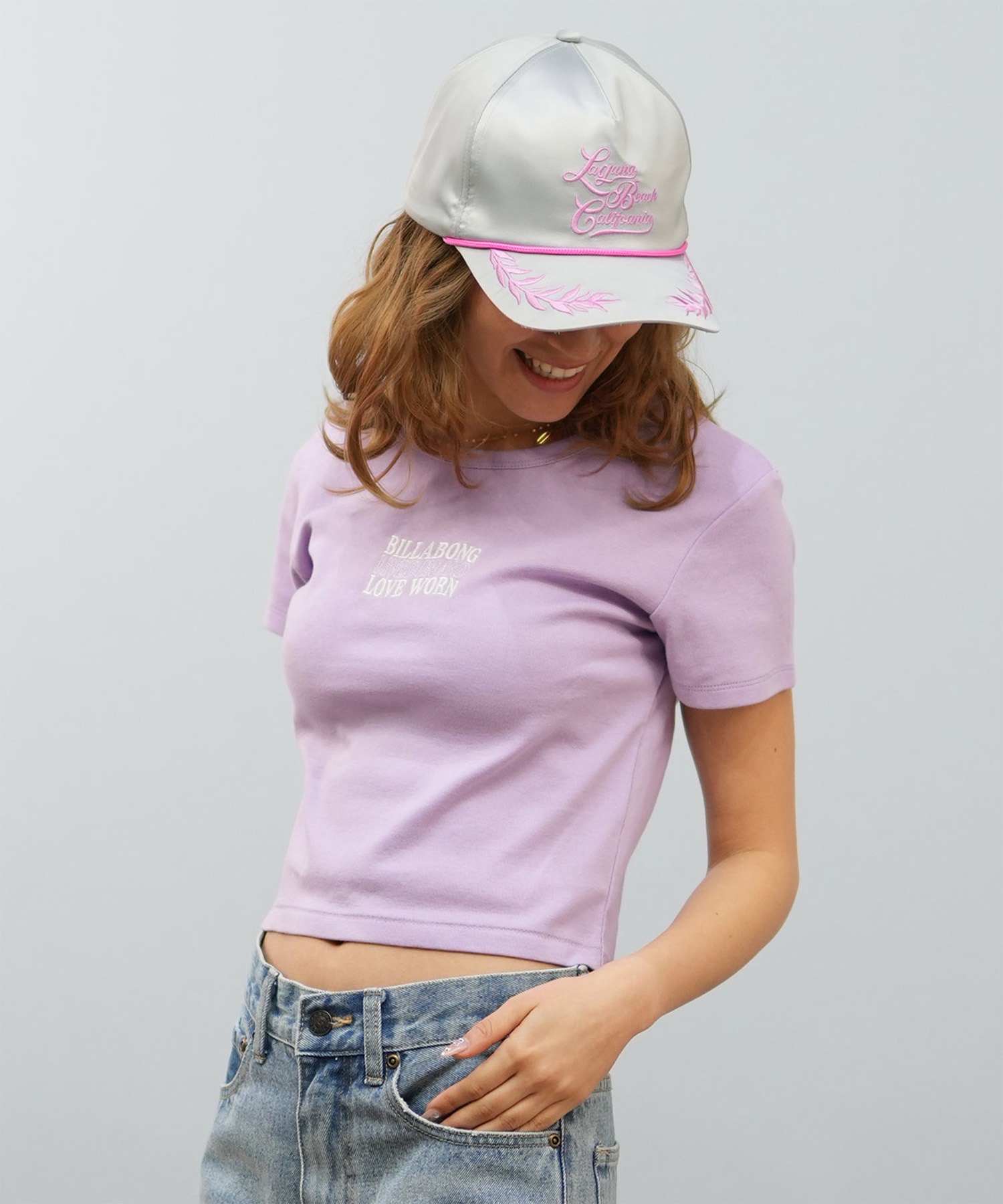 BILLABONG ビラボン 半袖 Tシャツ レディース ミニT フロントロゴ