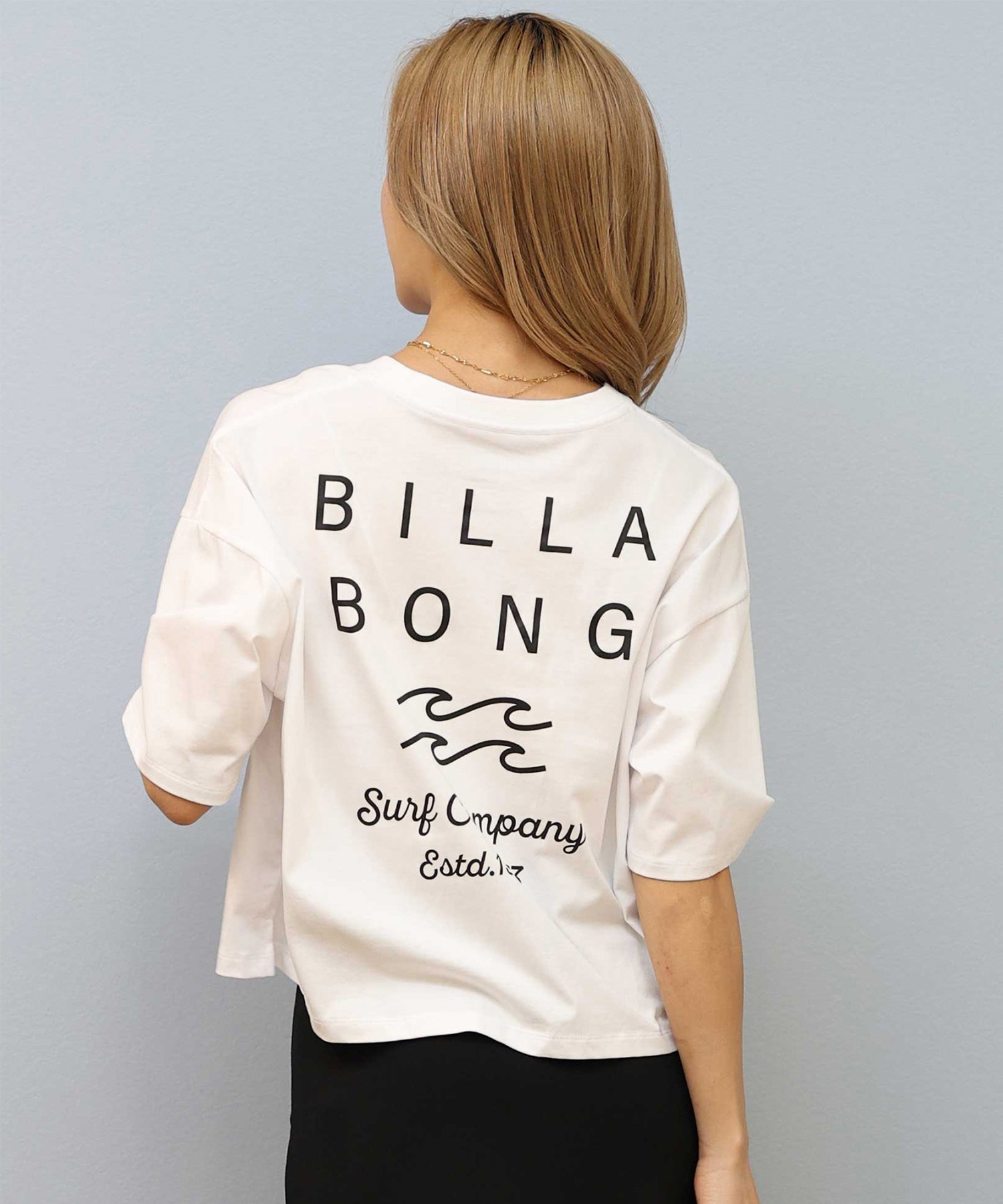 BILLABONG ビラボン 半袖 Tシャツ レディース クロップド丈 ショート丈