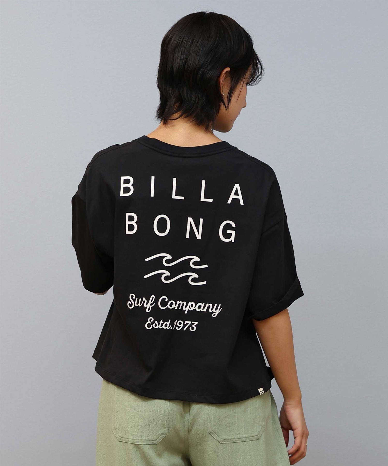 BILLABONG ビラボン 半袖 Tシャツ レディース クロップド丈
