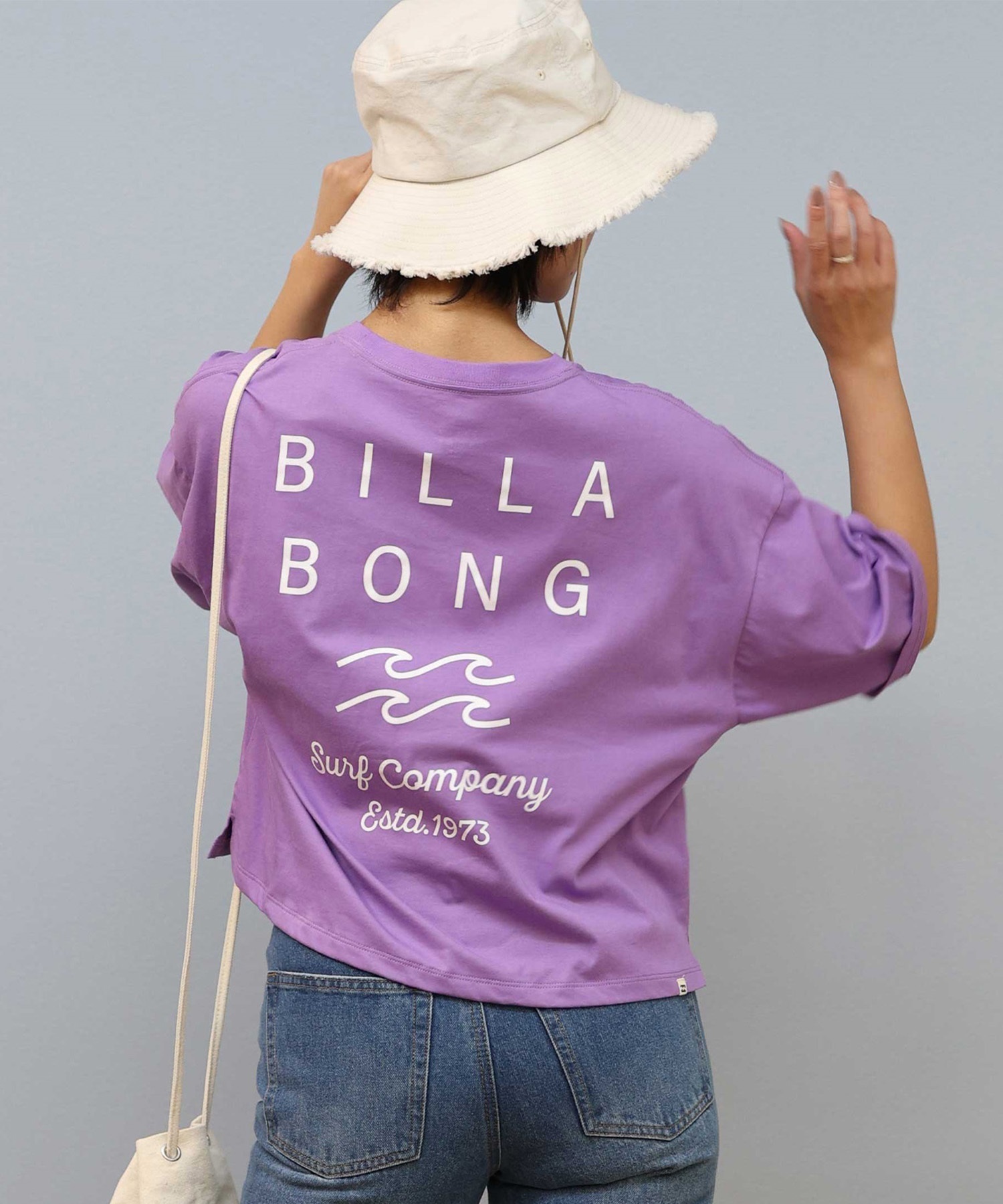 BILLABONG ビラボン 半袖 Tシャツ レディース クロップド丈 ショート丈