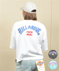 BILLABONG ビラボン 半袖 Tシャツ レディース クロップド丈 ショート丈 バックプリント ヴィンテージ風 BF01C-203(SCS-M)