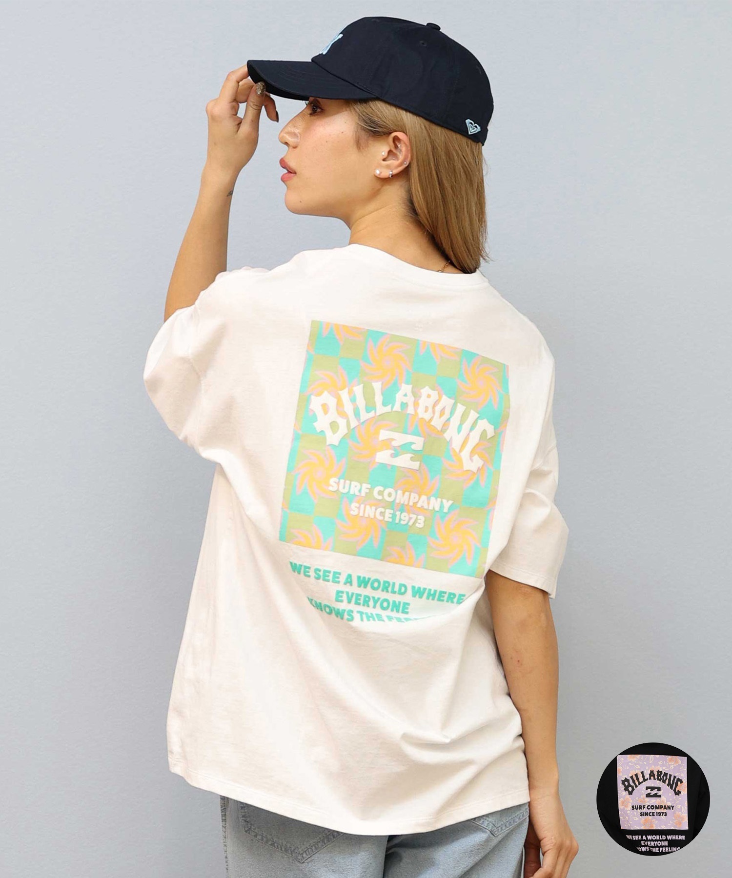 新品 デットストック Billabong ビラボン 半袖 Tシャツ サーフィン BILLABONG ビラボン 半袖 Tシャツ レディース バックプリント