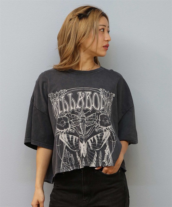 BILLABONG ビラボン 半袖 Tシャツ レディース クロップド丈 ショート丈 GRAPHIC WIDE LOOSE CROPPED TEE BF01C-213